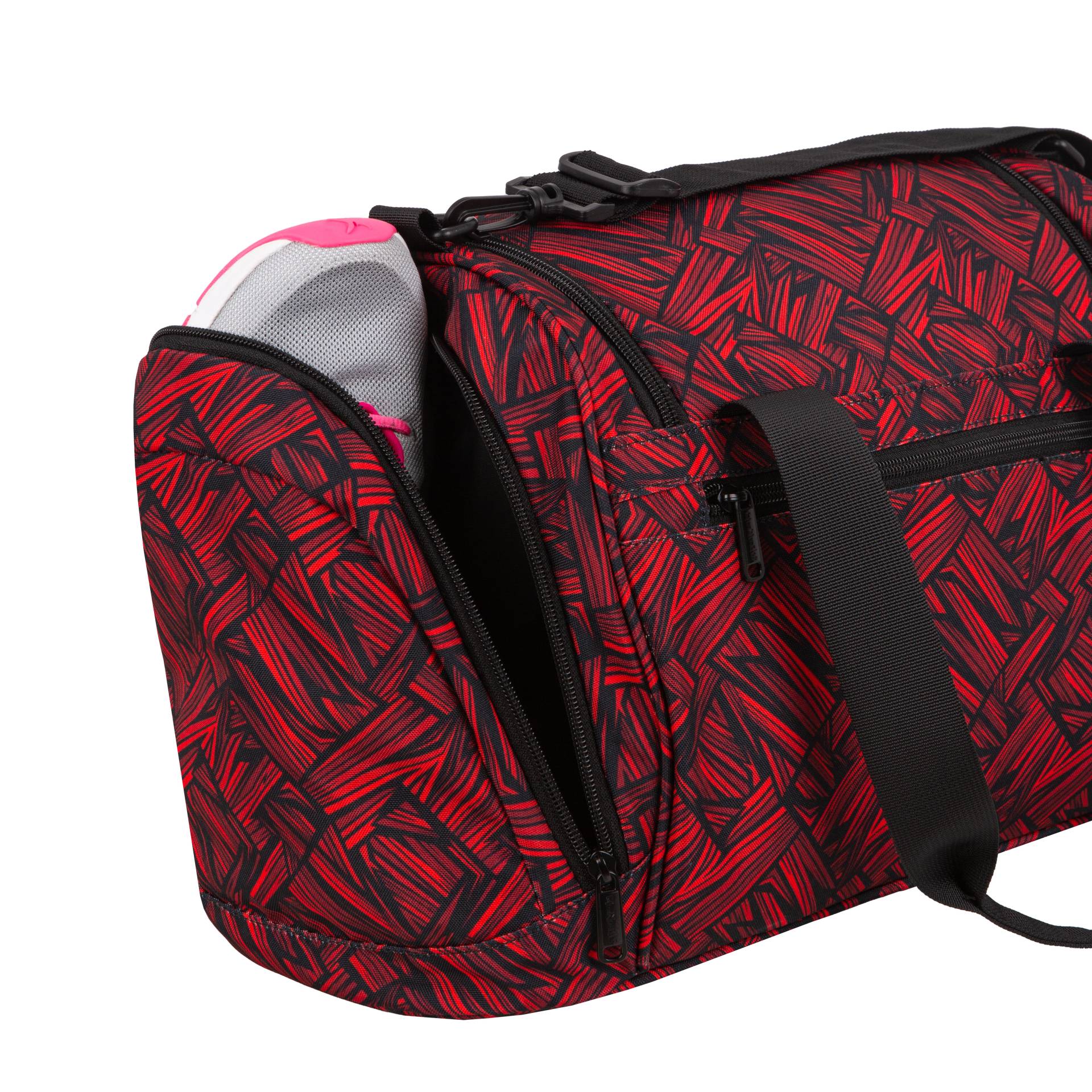 MC NEILL - Sporttasche neu, ZACK rot/schwarz von MC NEILL