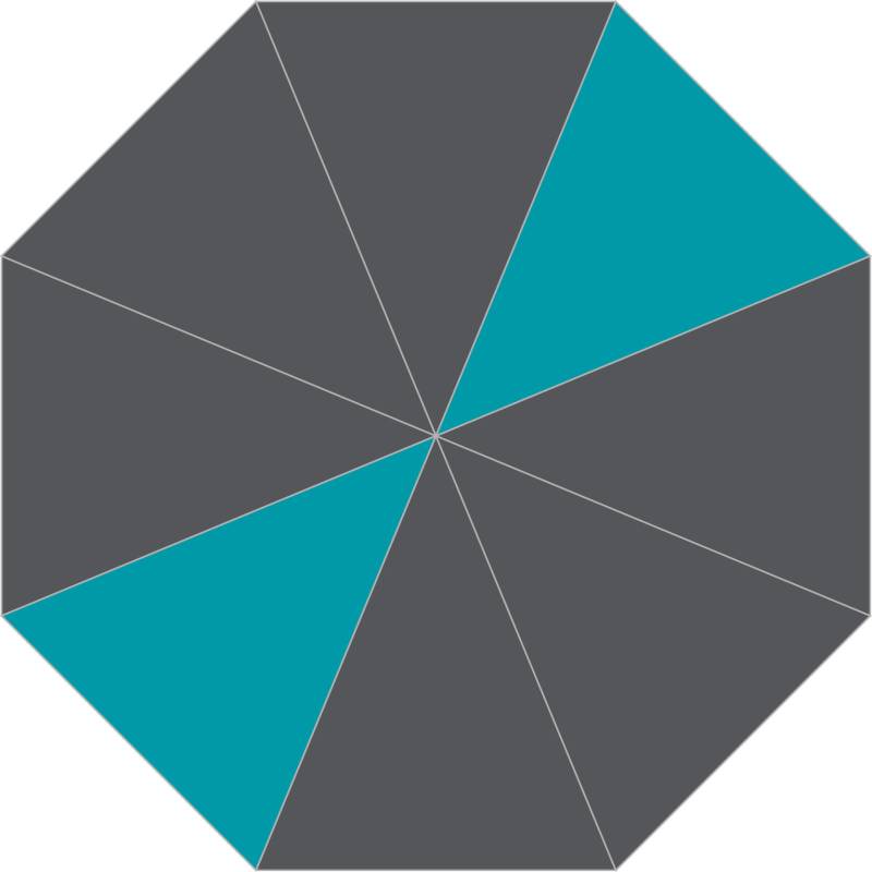 MC NEILL - Taschenschirm mit Hülle LINES Original von MC NEILL