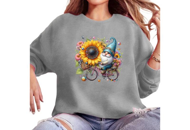 MC Star T-Shirt Langärmliges Weihnachts-Thermo-Sweatshirt für Damen von MC Star