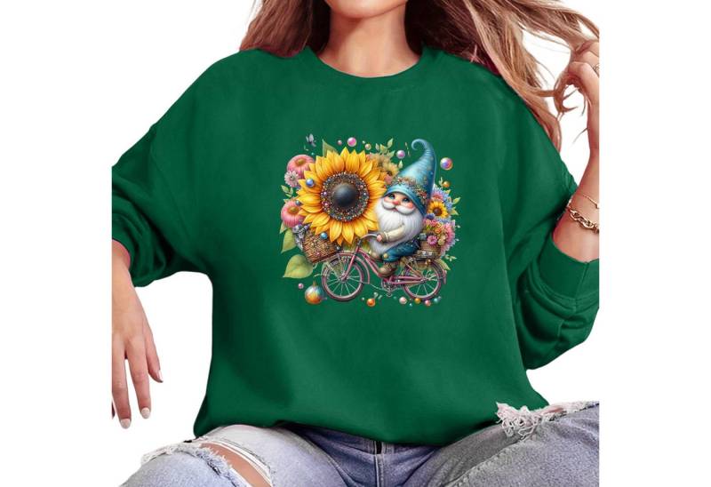 MC Star T-Shirt Langärmliges Weihnachts-Thermo-Sweatshirt für Damen von MC Star