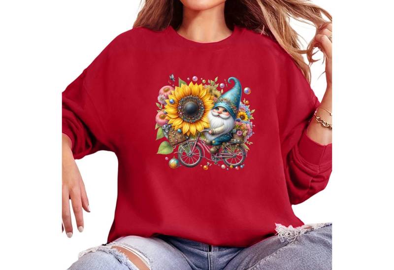 MC Star T-Shirt Langärmliges Weihnachts-Thermo-Sweatshirt für Damen von MC Star