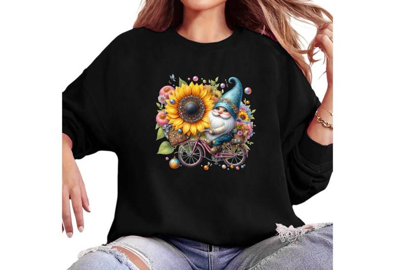 MC Star T-Shirt Langärmliges Weihnachts-Thermo-Sweatshirt für Damen von MC Star