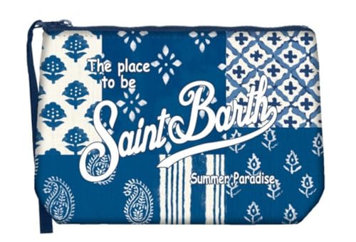 MC2 SAINT BARTH ALINE TASCHE IM SCUBA MIT PATCHDRUCK INDIGO 61, mehrfarbig, Einheitsgröße von Saint Barth