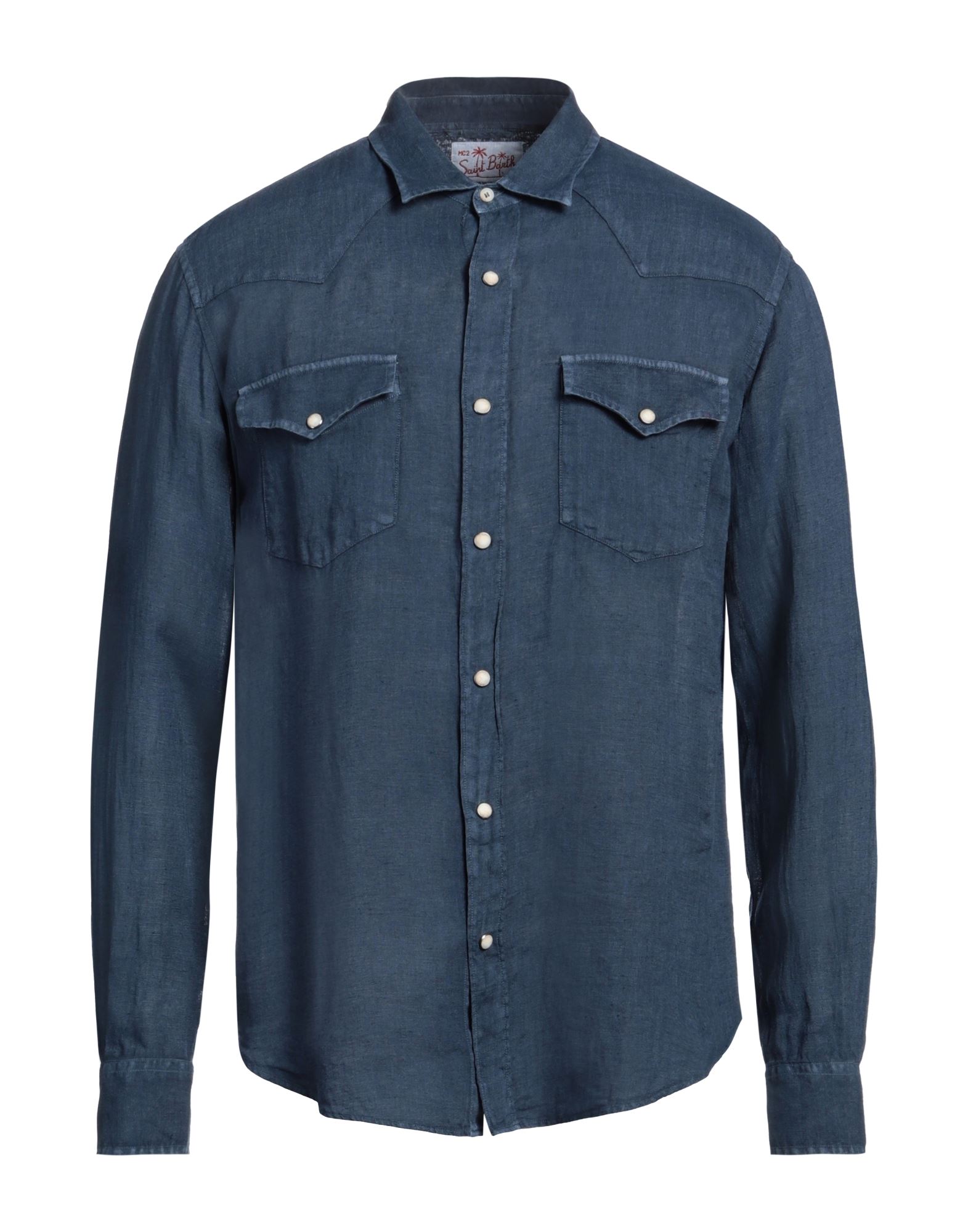 MC2 SAINT BARTH Hemd Herren Nachtblau von MC2 SAINT BARTH