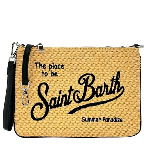 MC2 SAINT BARTH PARISIENNE TASCHE aus Stroh Farbe, beige, Einheitsgröße von MC2 SAINT BARTH