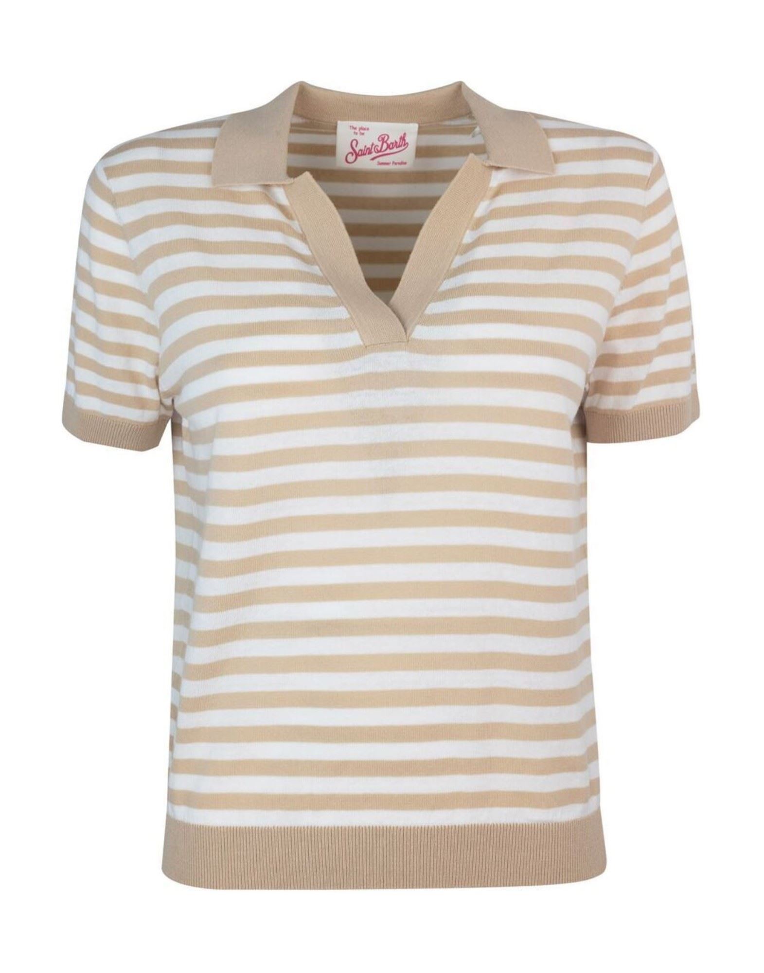 MC2 SAINT BARTH Poloshirt Damen Beige von MC2 SAINT BARTH