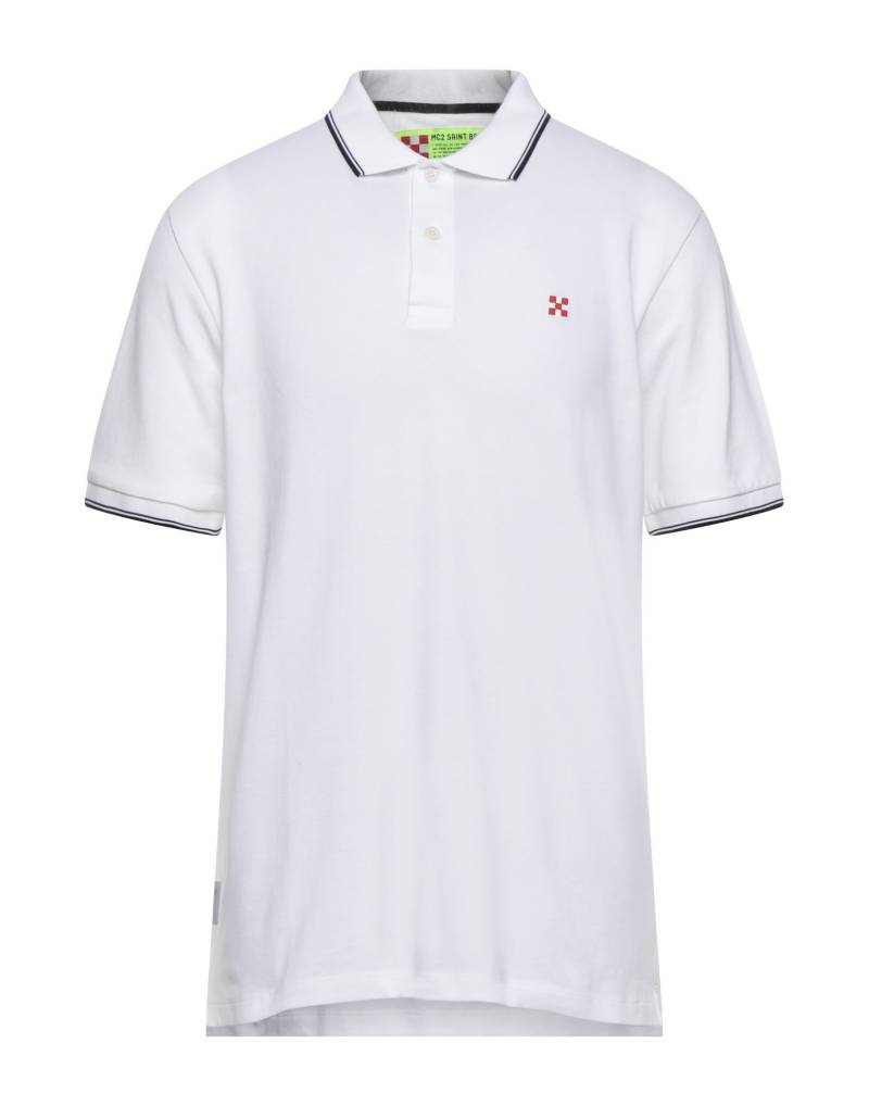 MC2 SAINT BARTH Poloshirt Herren Weiß von MC2 SAINT BARTH