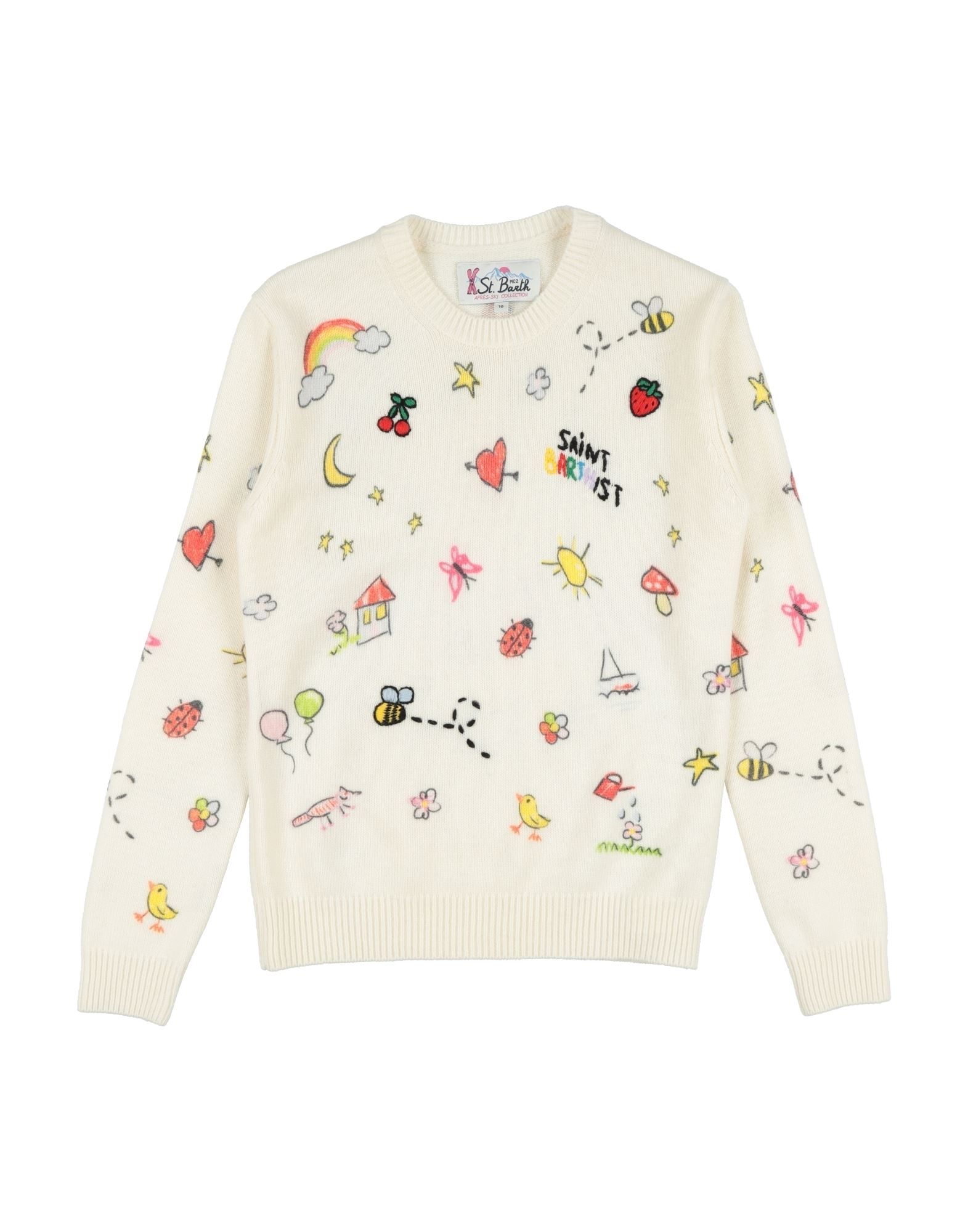 MC2 SAINT BARTH Pullover Kinder Elfenbein von MC2 SAINT BARTH
