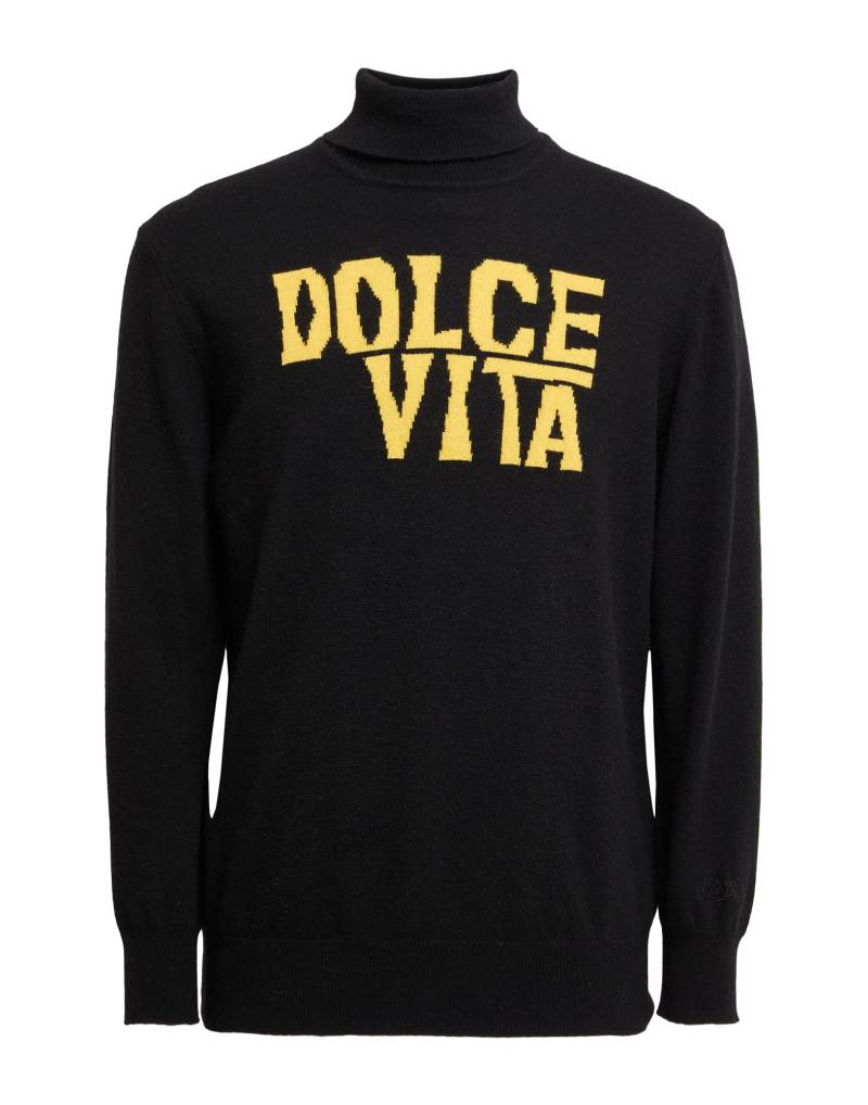 MC2 SAINT BARTH Rollkragenpullover Herren Schwarz von MC2 SAINT BARTH