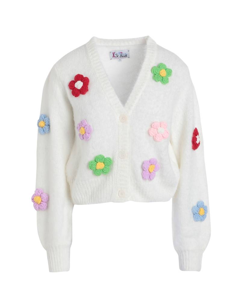 MC2 SAINT BARTH Strickjacke Damen Weiß von MC2 SAINT BARTH