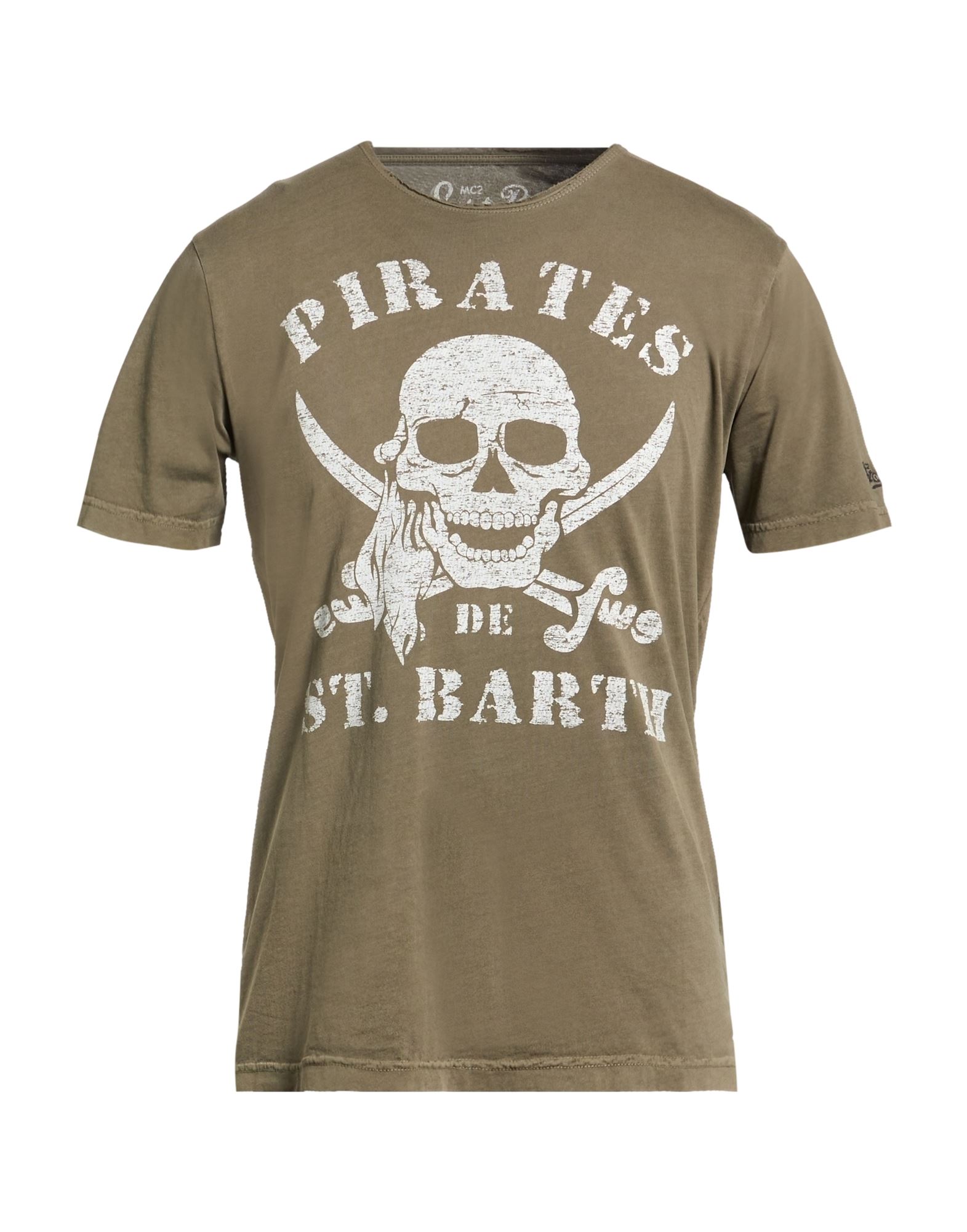 MC2 SAINT BARTH T-shirts Herren Militärgrün von MC2 SAINT BARTH