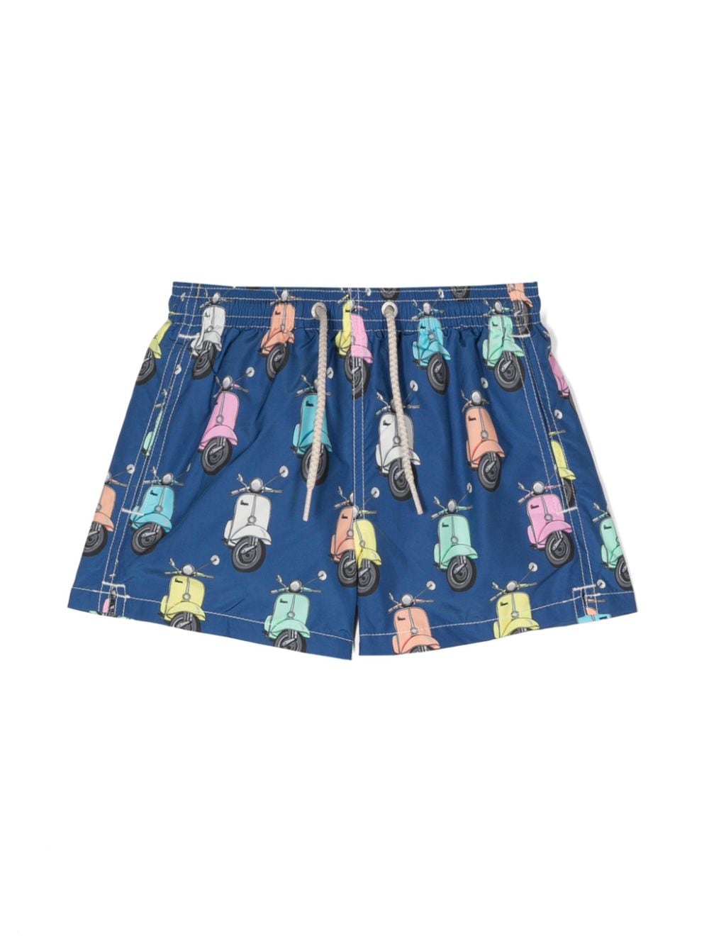 MC2 Saint Barth Kids Badeshorts mit grafischem Print - Blau von MC2 Saint Barth Kids