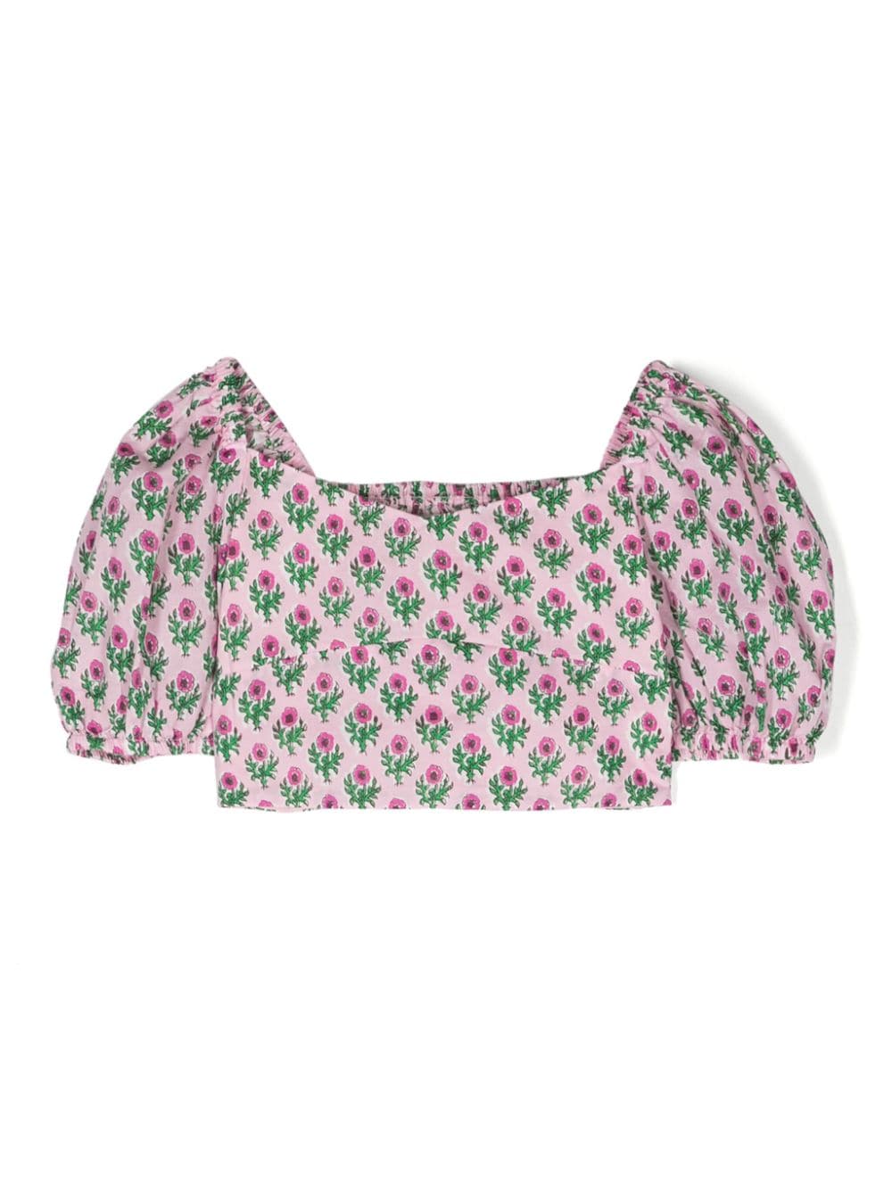 MC2 Saint Barth Kids Delia Jr Bluse mit Blumen-Print - Rosa von MC2 Saint Barth Kids