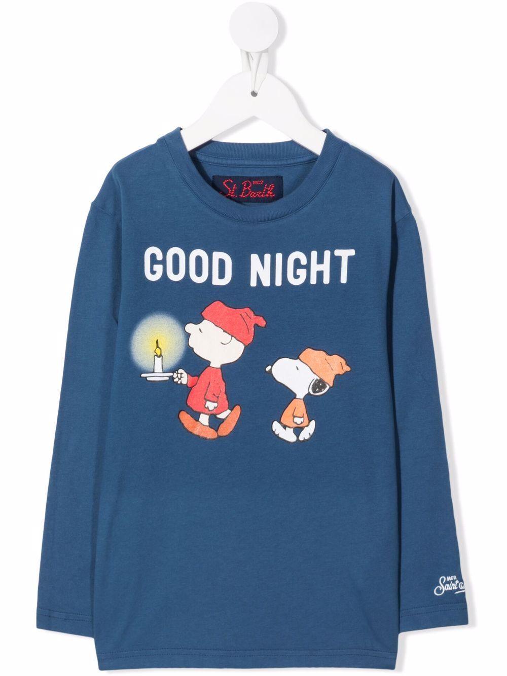 MC2 Saint Barth Kids Good Night T-Shirt - Blau von MC2 Saint Barth Kids