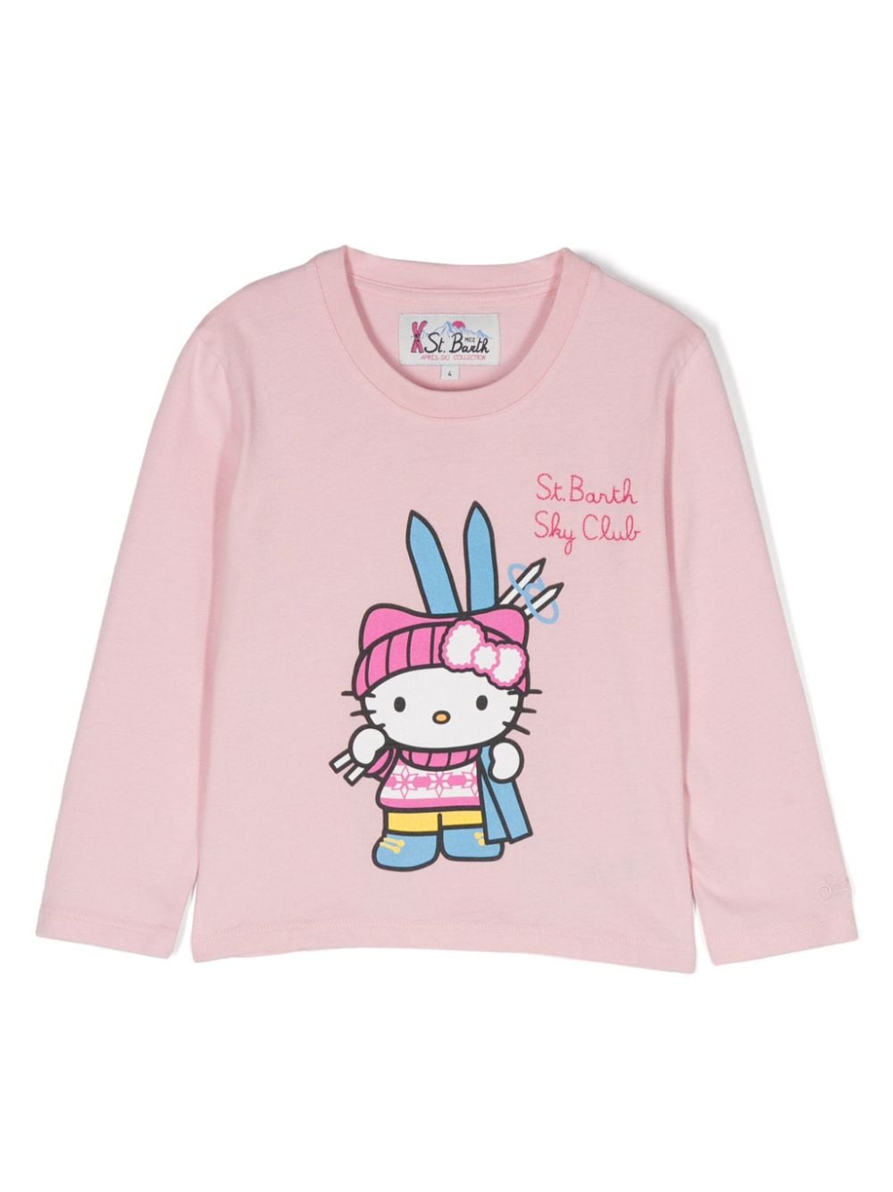 MC2 Saint Barth Kids x Hello Kitty Langarmshirt - Rosa von MC2 Saint Barth Kids