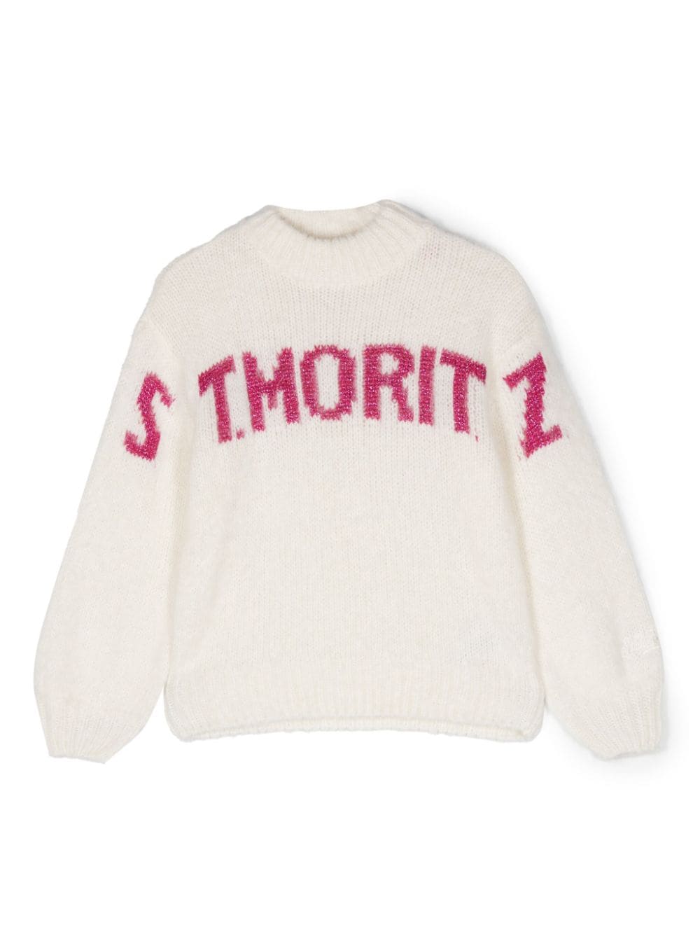 MC2 Saint Barth Kids St. Moritz Pullover mit Rundhalsausschnitt - Weiß von MC2 Saint Barth Kids