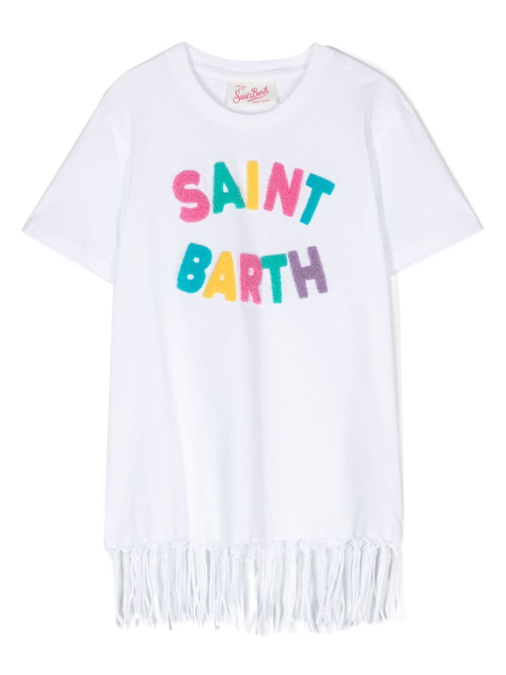 MC2 Saint Barth Kids T-Shirt mit Logo-Patch - Weiß von MC2 Saint Barth Kids