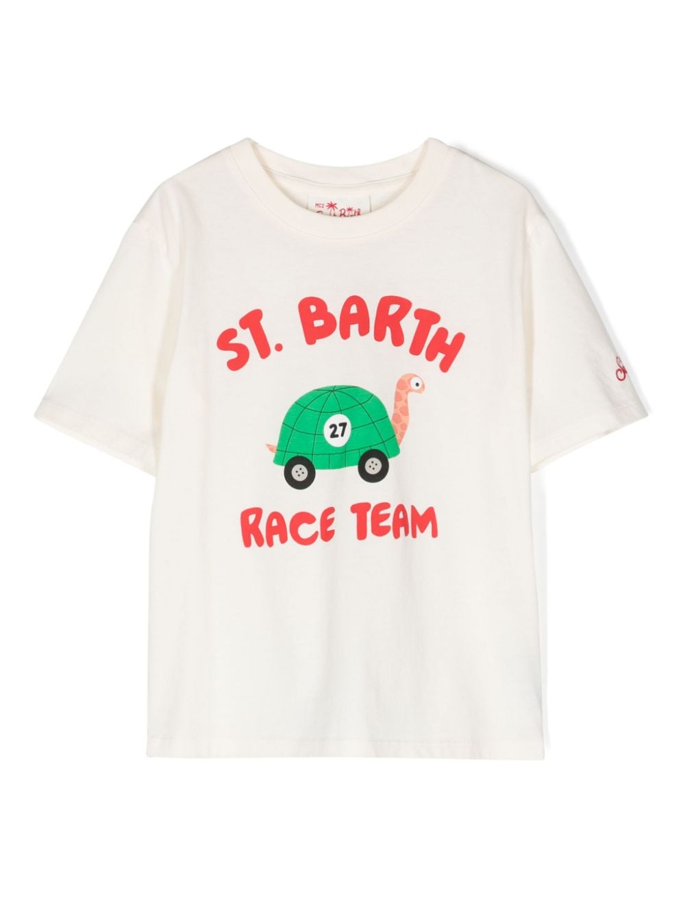 MC2 Saint Barth Kids T-Shirt mit grafischem Print - Nude von MC2 Saint Barth Kids