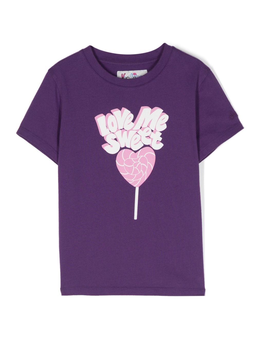 MC2 Saint Barth Kids T-Shirt mit grafischem Print - Violett von MC2 Saint Barth Kids