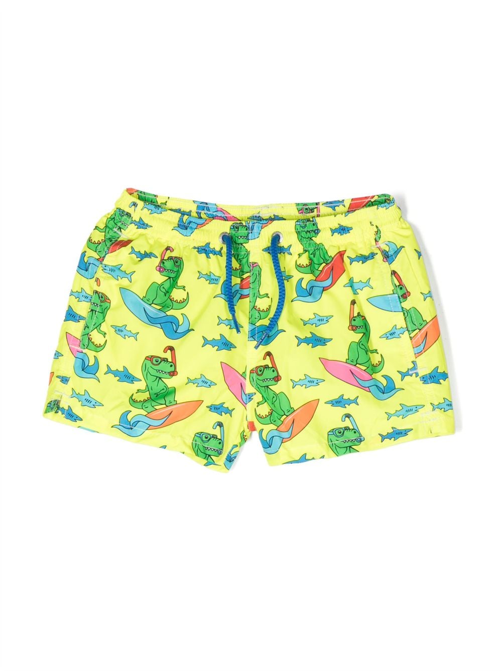 MC2 Saint Barth Kids Badeshorts aus recyceltem Material - Gelb von MC2 Saint Barth Kids