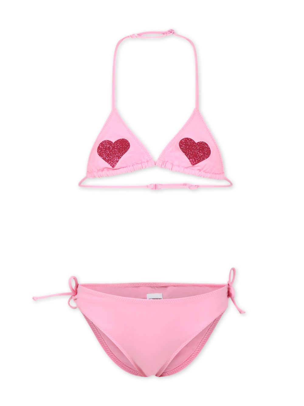 MC2 Saint Barth Kids Bikini mit Herzapplikation - Rosa von MC2 Saint Barth Kids