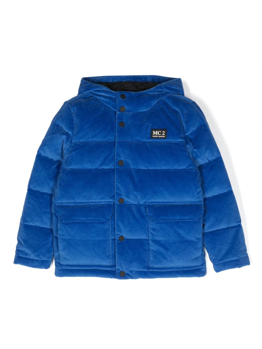 MC2 Saint Barth Kids Daunenjacke mit Kapuze - Blau von MC2 Saint Barth Kids