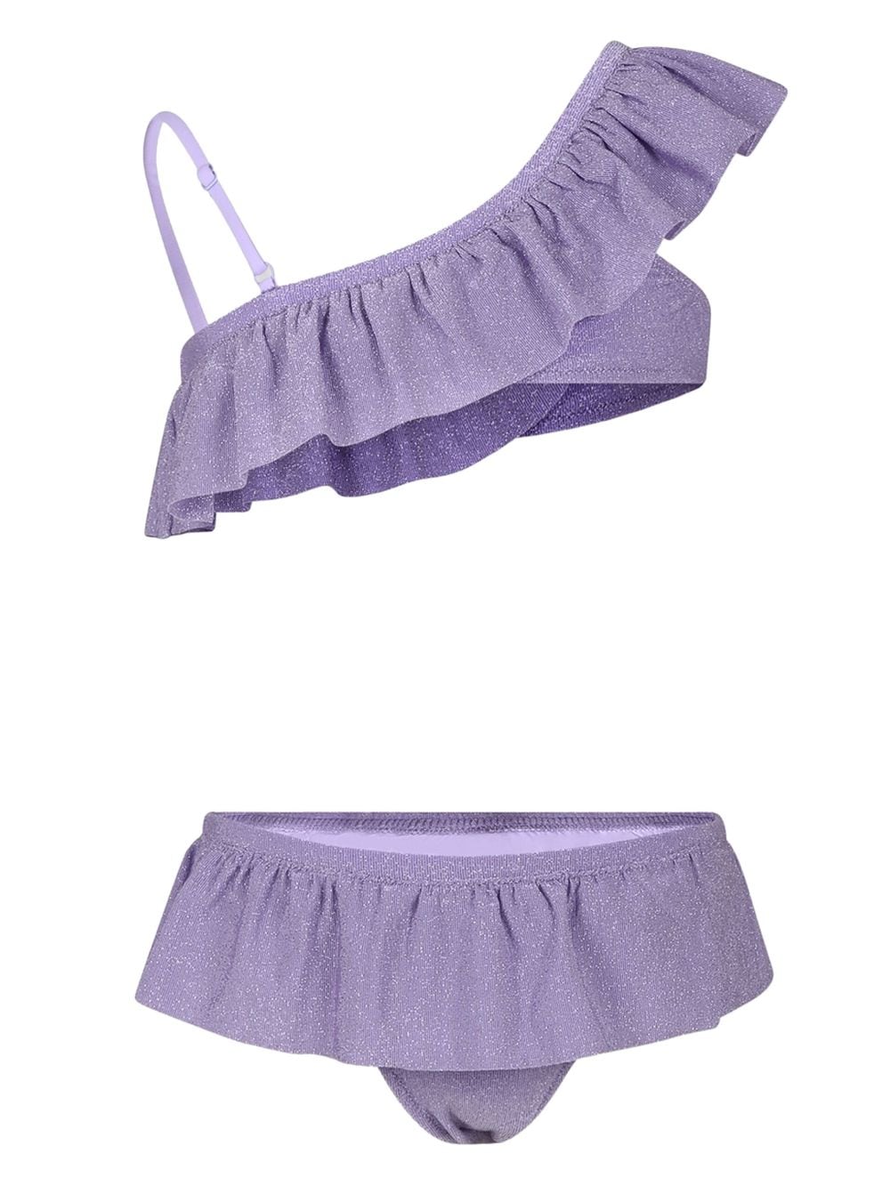 MC2 Saint Barth Kids Bikini mit Lurex-Detail - Violett von MC2 Saint Barth Kids