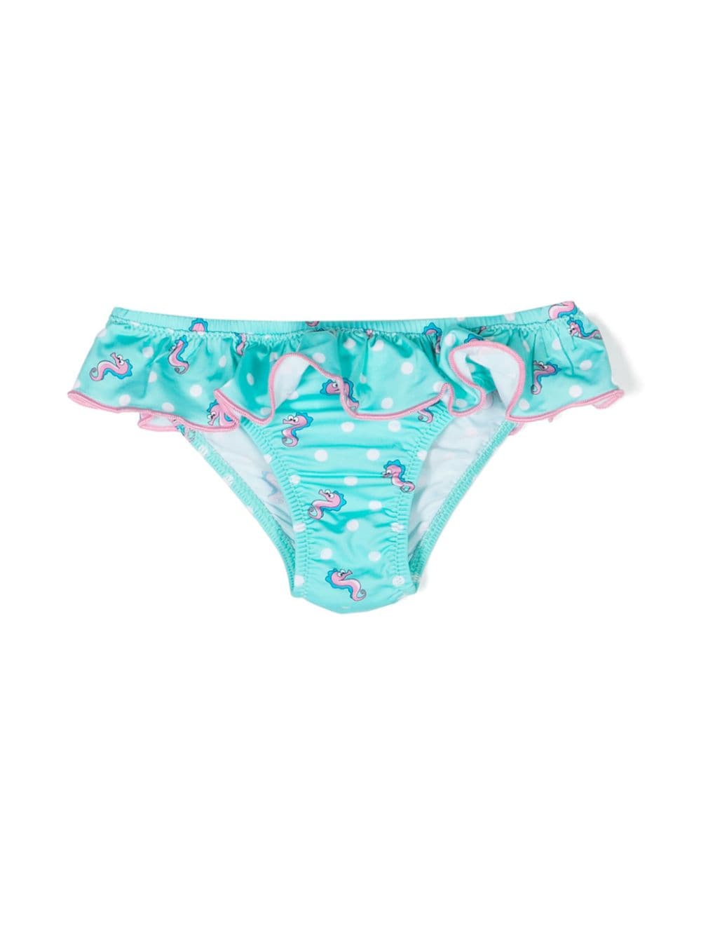 MC2 Saint Barth Kids polka dot-print bikini bottoms - Blau von MC2 Saint Barth Kids