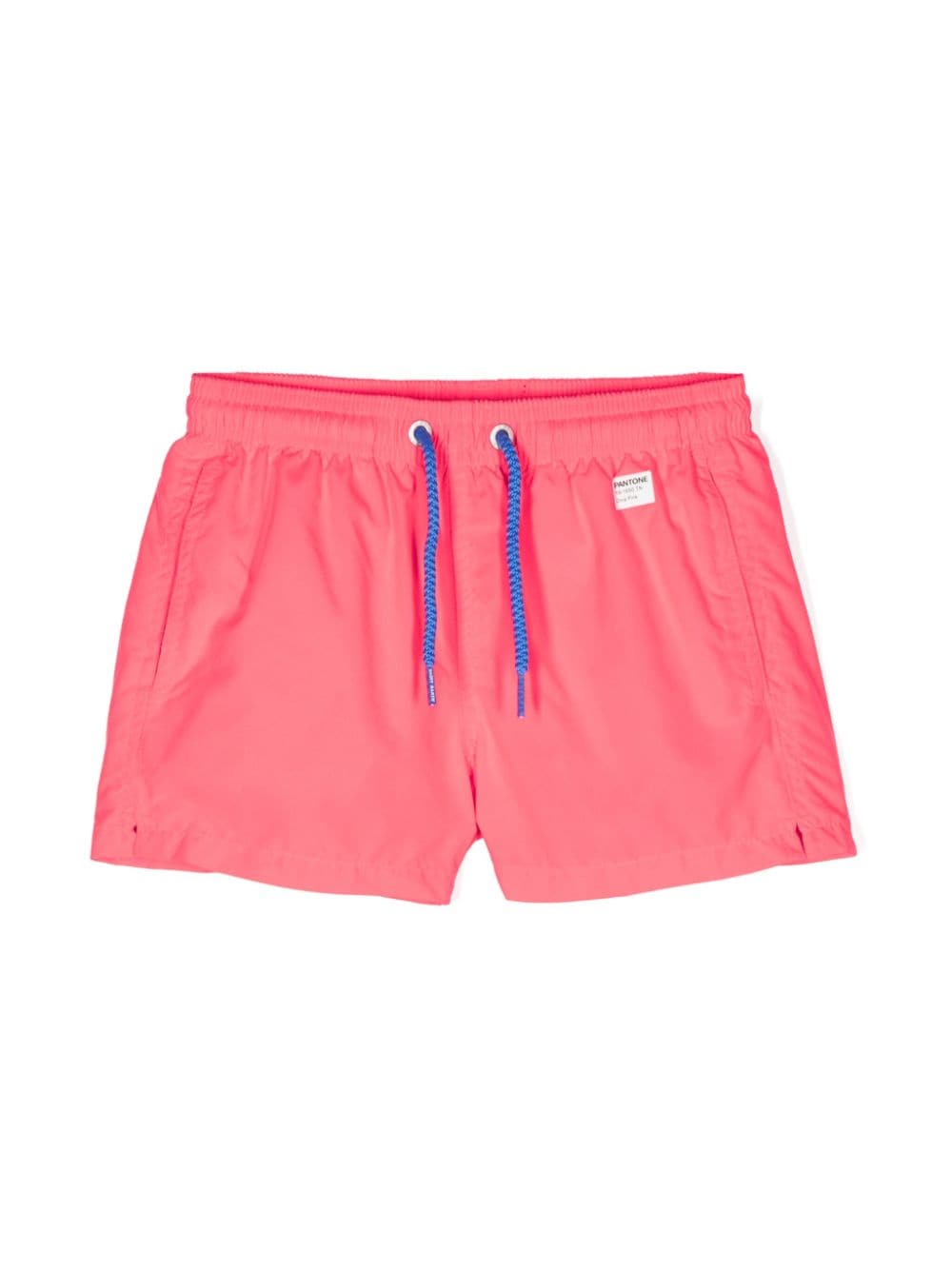 MC2 Saint Barth Kids x Pantone Badeshorts mit Applikation - Rosa von MC2 Saint Barth Kids