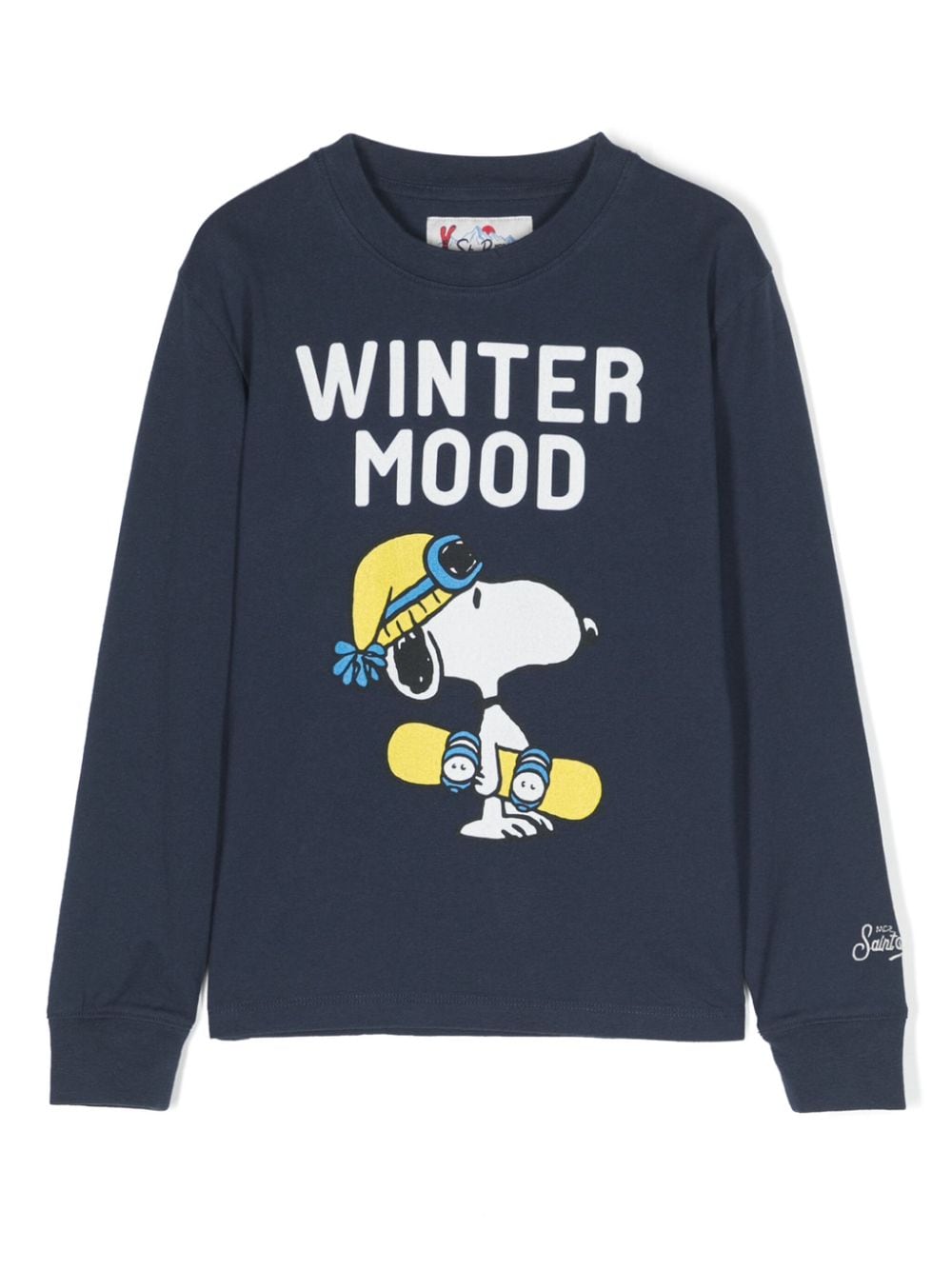 MC2 Saint Barth Kids x Peanuts Sweatshirt mit Cartoon-Print - Blau von MC2 Saint Barth Kids