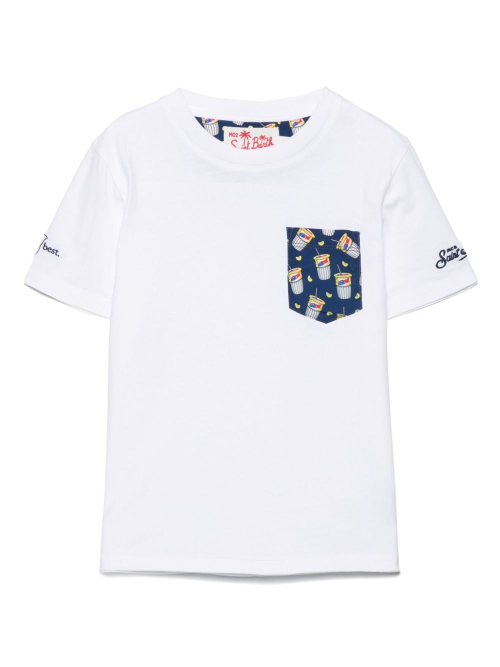 MC2 Saint Barth Kids x Thé Best Kea T-Shirt - Weiß von MC2 Saint Barth Kids