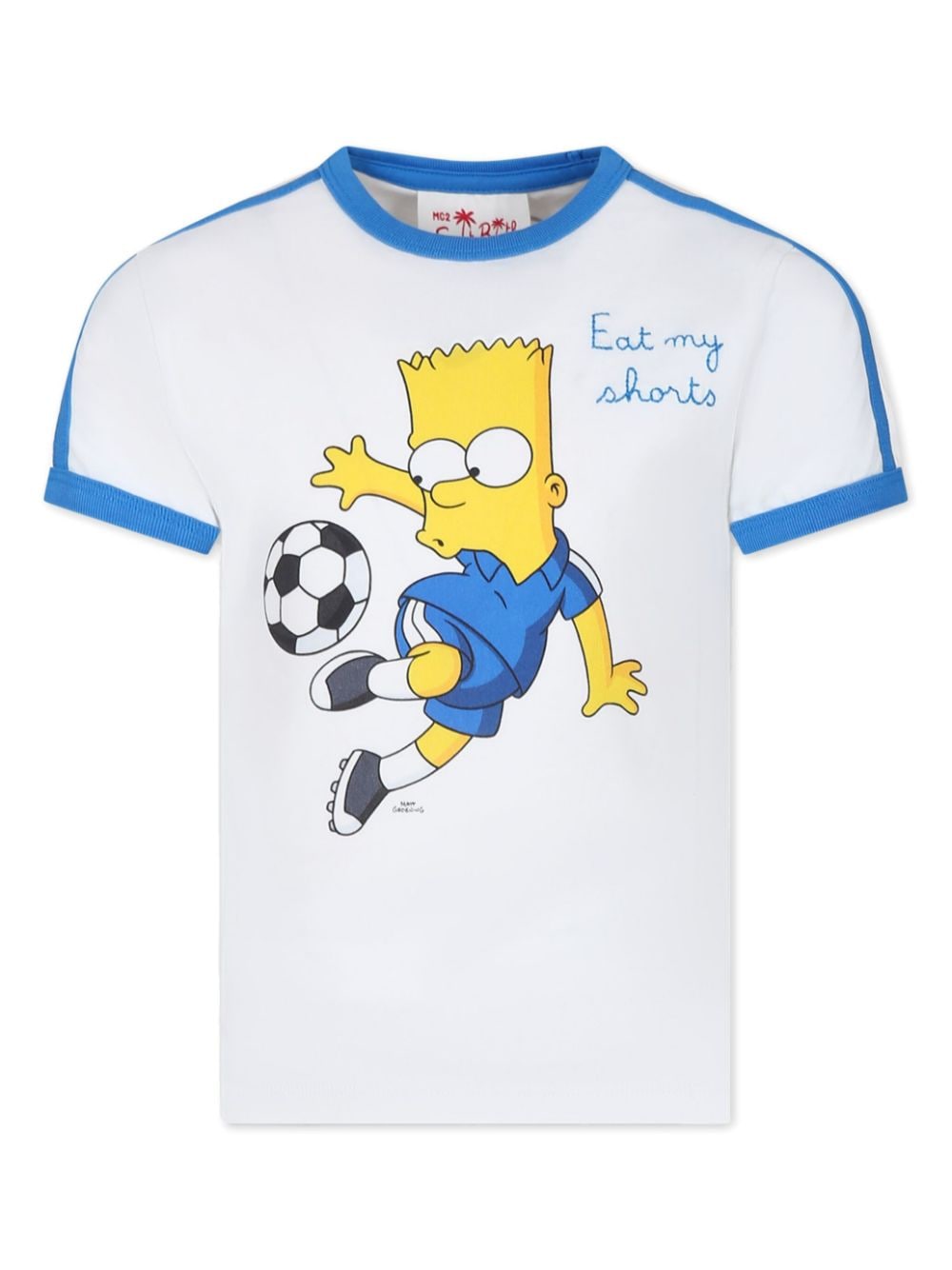 MC2 Saint Barth Kids x The Simpsons T-Shirt aus Bio-Baumwolle - Weiß von MC2 Saint Barth Kids