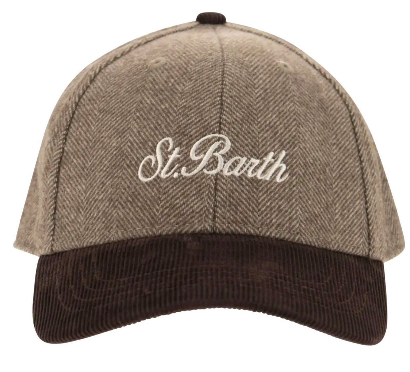 MC2 Saint Barth Baseball Cap Unisex Basecap Fischgrät Hahnentritt Cap Größenverstellbarer Riemen für optimalen Sitz von MC2 Saint Barth