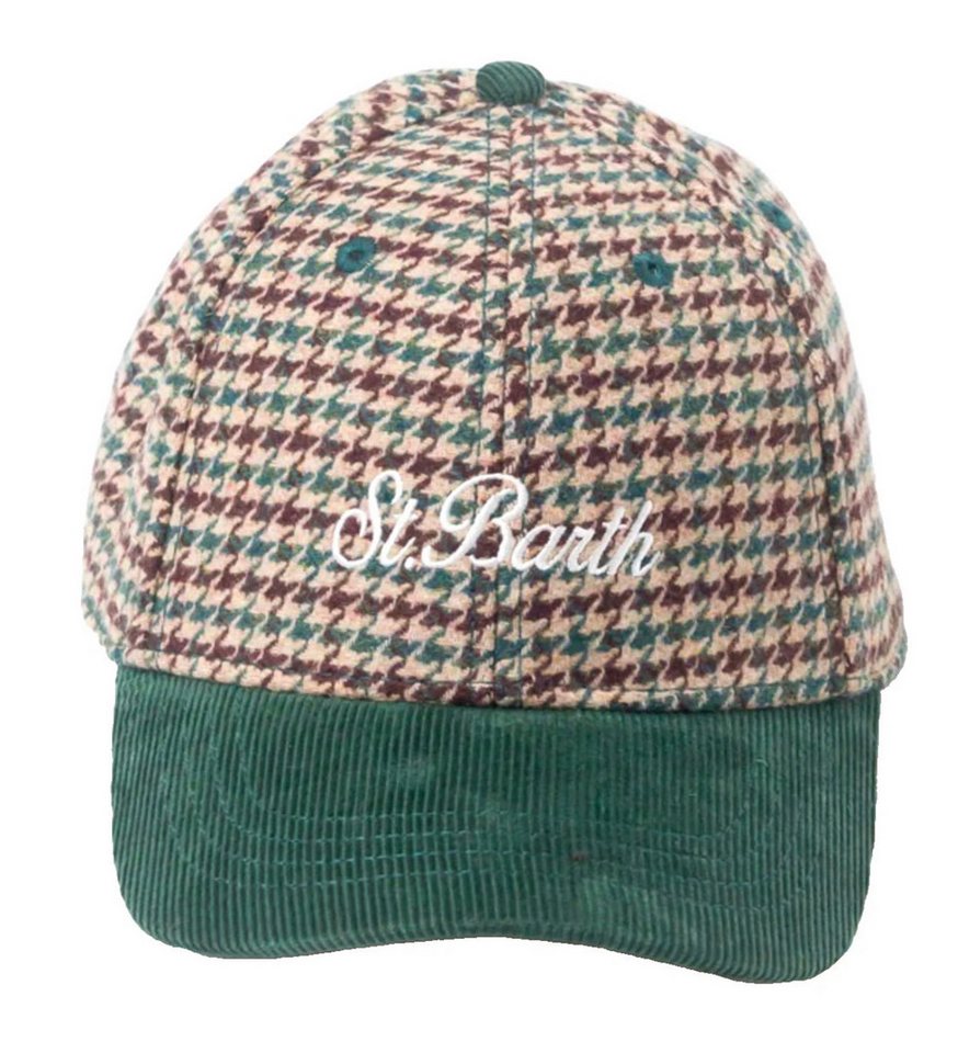 MC2 Saint Barth Baseball Cap Unisex Basecap Fischgrät Hahnentritt Cap Größenverstellbarer Riemen für optimalen Sitz von MC2 Saint Barth