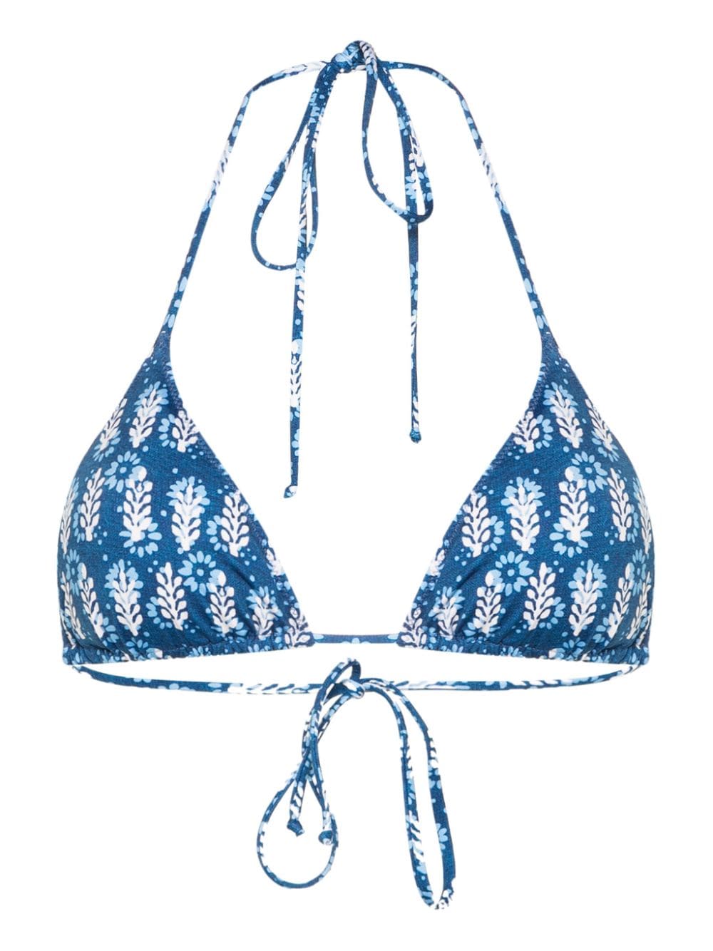 MC2 Saint Barth Bikinioberteil mit Blumen-Print - Blau von MC2 Saint Barth