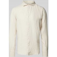 MC2 Saint Barth Regular Fit Leinenhemd mit Kentkragen Modell 'PAMPLONA' in Beige, Größe XXL von MC2 Saint Barth