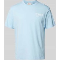 MC2 Saint Barth T-Shirt mit Label-Print in Bleu, Größe XXL von MC2 Saint Barth