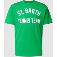 MC2 Saint Barth T-Shirt mit Label-Print in Gruen, Größe S von MC2 Saint Barth