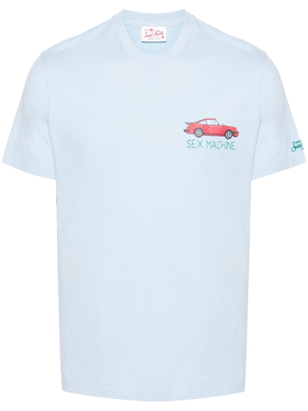 MC2 Saint Barth T-Shirt mit Logo-Stickerei - Blau von MC2 Saint Barth
