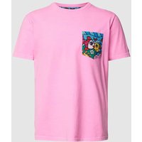 MC2 Saint Barth T-Shirt mit Motiv-Print Modell 'BLANCHE' in Pink, Größe M von MC2 Saint Barth