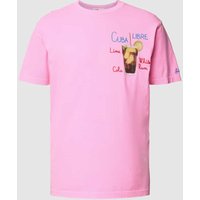 MC2 Saint Barth T-Shirt mit Motiv-Print in Pink, Größe S von MC2 Saint Barth