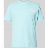 MC2 Saint Barth T-Shirt mit Statement-Print in Aqua, Größe L von MC2 Saint Barth