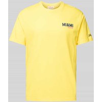 MC2 Saint Barth T-Shirt mit Statement-Print in Gelb, Größe XXL von MC2 Saint Barth