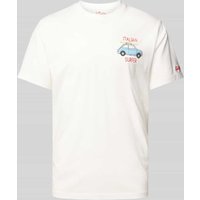 MC2 Saint Barth T-Shirt mit Statement-Stitching in Weiss, Größe XXL von MC2 Saint Barth