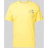 MC2 Saint Barth T-Shirt mit Statement- und Motiv-Stitching Modell 'PORTOFINO' in Gelb, Größe XXL von MC2 Saint Barth