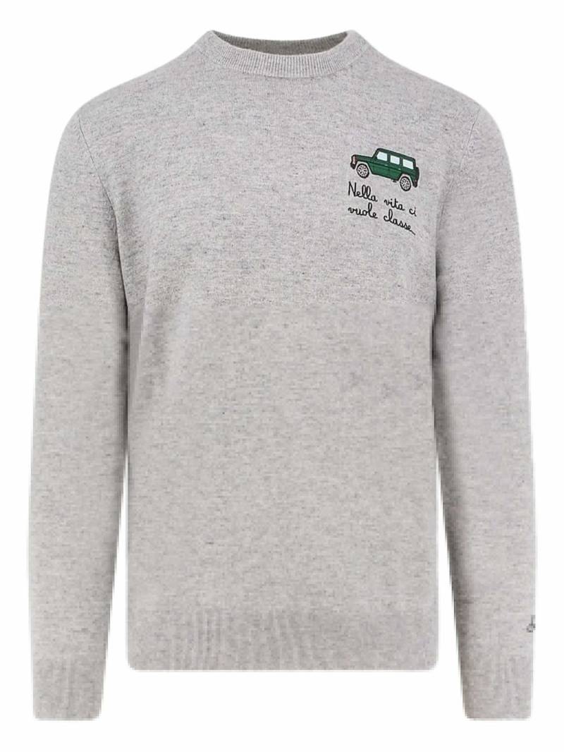 MC2 Saint Barth embroidered-motif sweater - Grau von MC2 Saint Barth