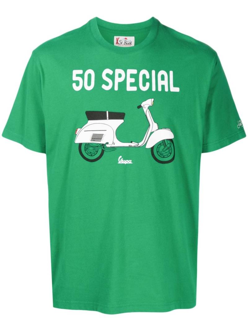 MC2 Saint Barth T-Shirt mit grafischem Print - Grün von MC2 Saint Barth