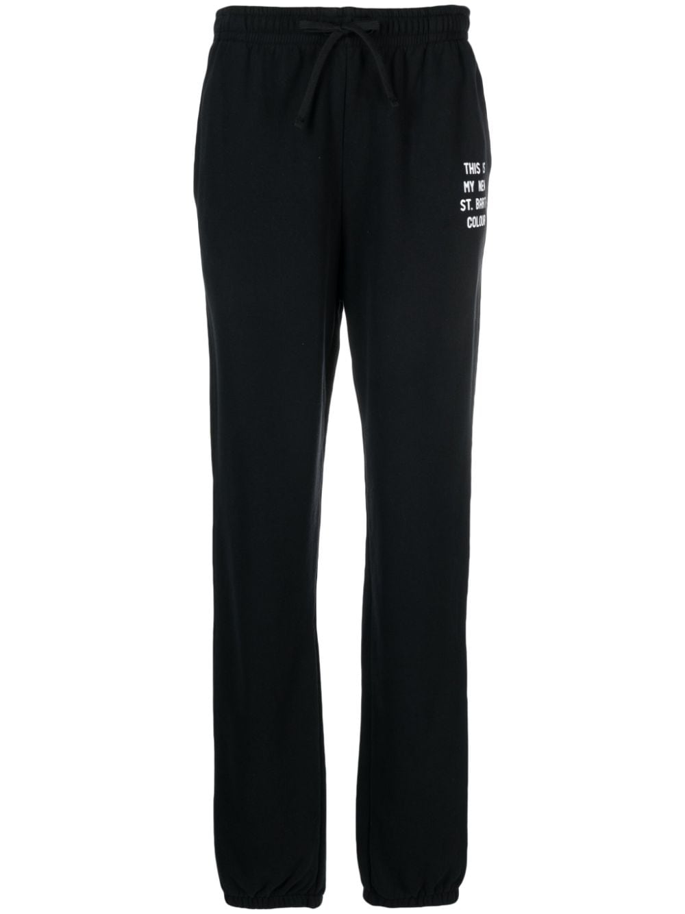 MC2 Saint Barth Jogginghose mit Logo-Print - Schwarz von MC2 Saint Barth