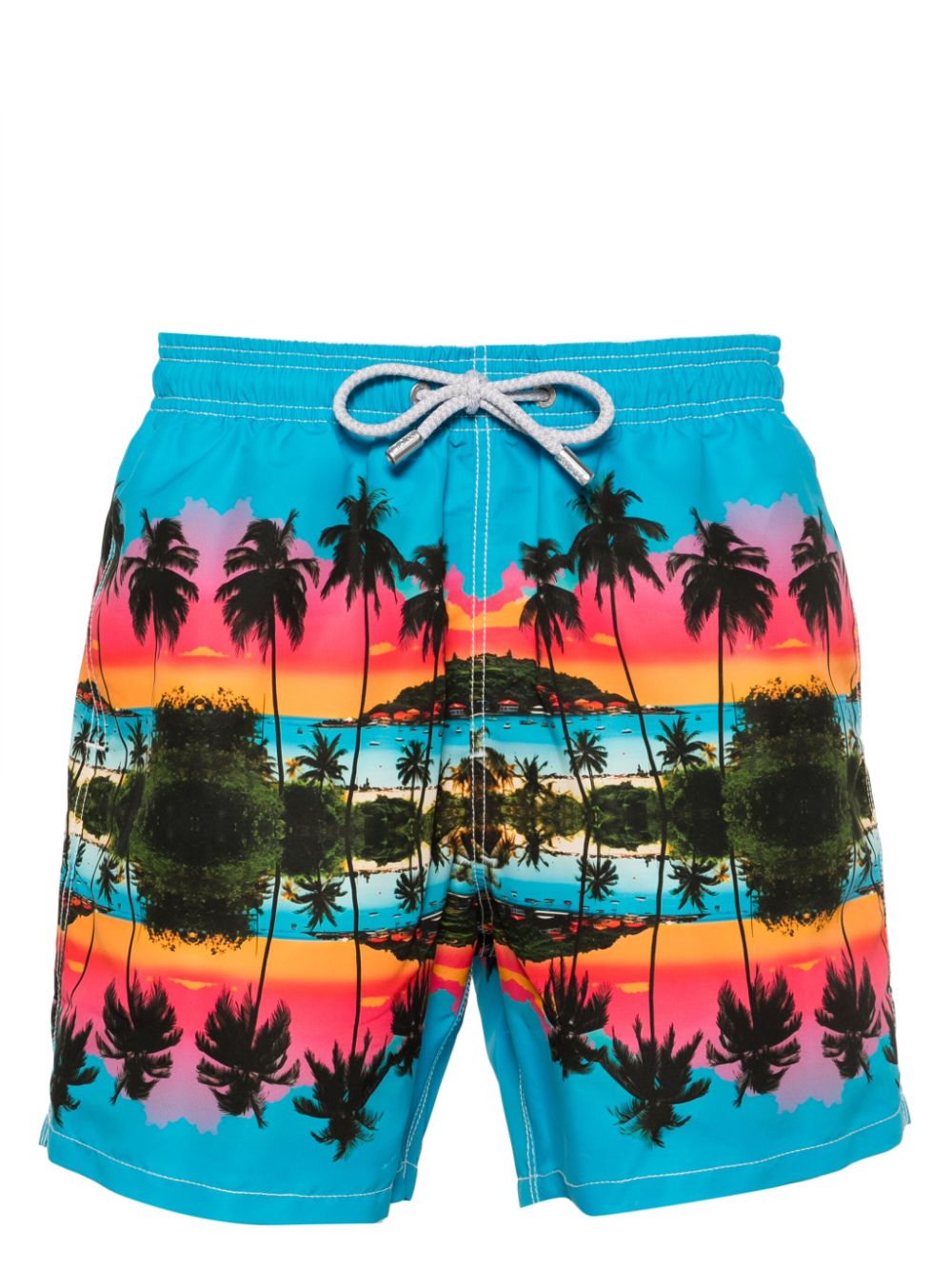 MC2 Saint Barth x ©BRITTO Gustavia swim shorts - Blau von MC2 Saint Barth