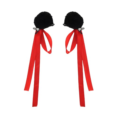 1 Paar Den Film Von Anime Haarnadel Plüschbrötchen Haarclip Für Kinder Modische Kleine Mädchen Cosplay Kopfschmuck von MCAOAL